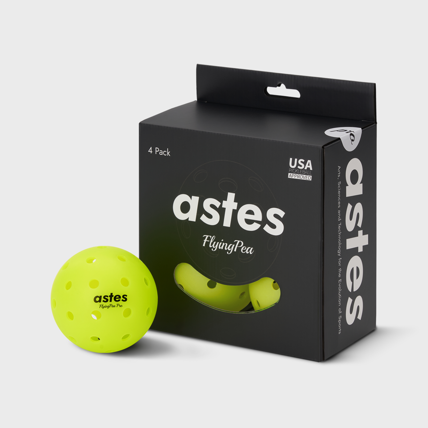FlyingPea Pro Pickleballs 4 Pack